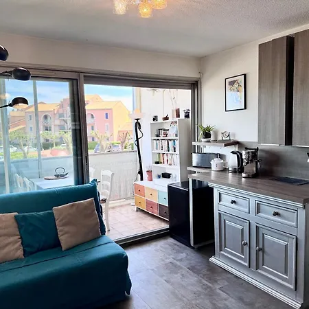 Le Scarlett- Confort A Palavas-plage A Proximite, Terrasse, Piscine Et Clim * 팔라바 레 플로