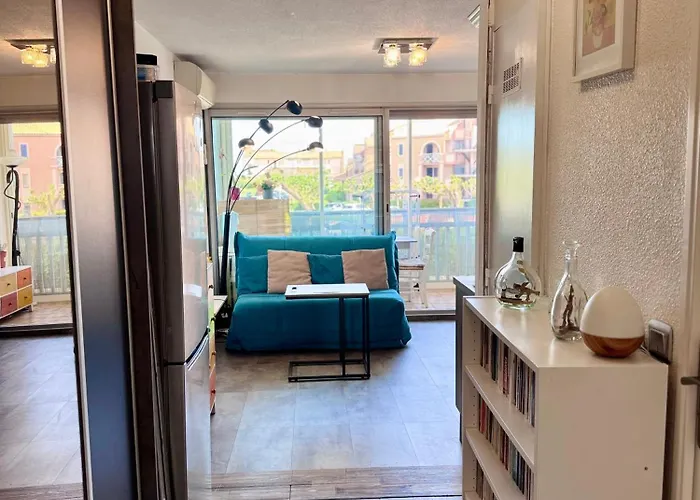 Апартаменты Le Scarlett- Confort A Palavas-plage A Proximite, Terrasse, Piscine Et Clim -laconciergeriebynina *